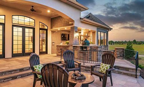 Outdoor Living Space Home Plans